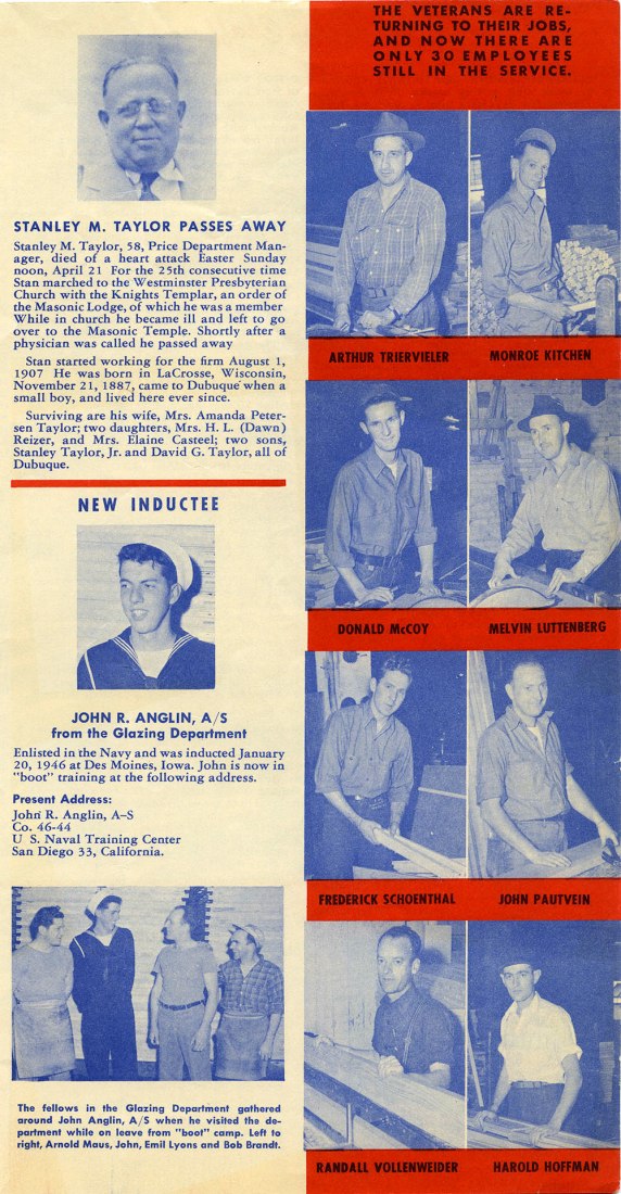 From the Bilt-Well Bulletin, June, 1946