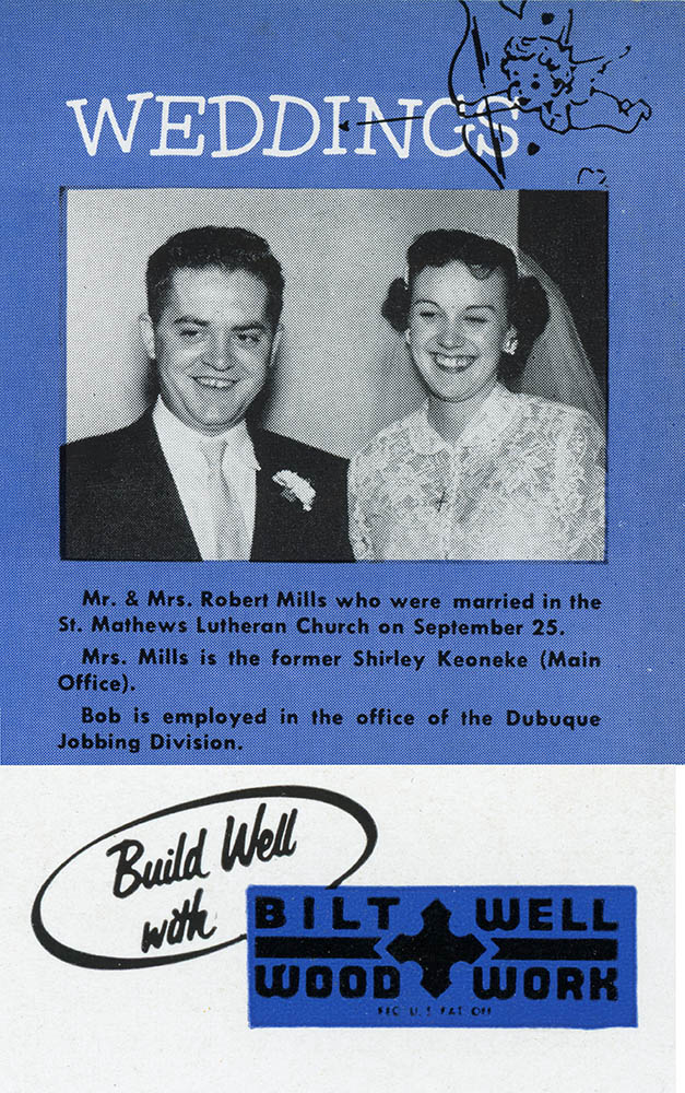 From The Bilt-Well Bulletin, October, 1954