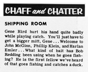 From The Bilt-Well Bulletin, June, 1959