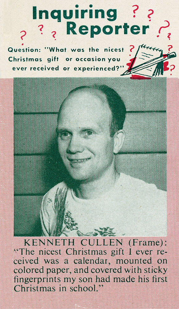 From The Bilt-Well Bulletin, Decemember, 1952