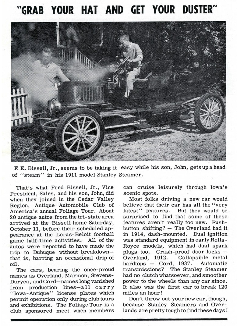 From The Bilt-Well Bulletin, November, 1958